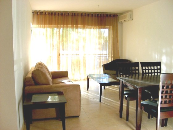Living room and dining area, Costa de Cabanas