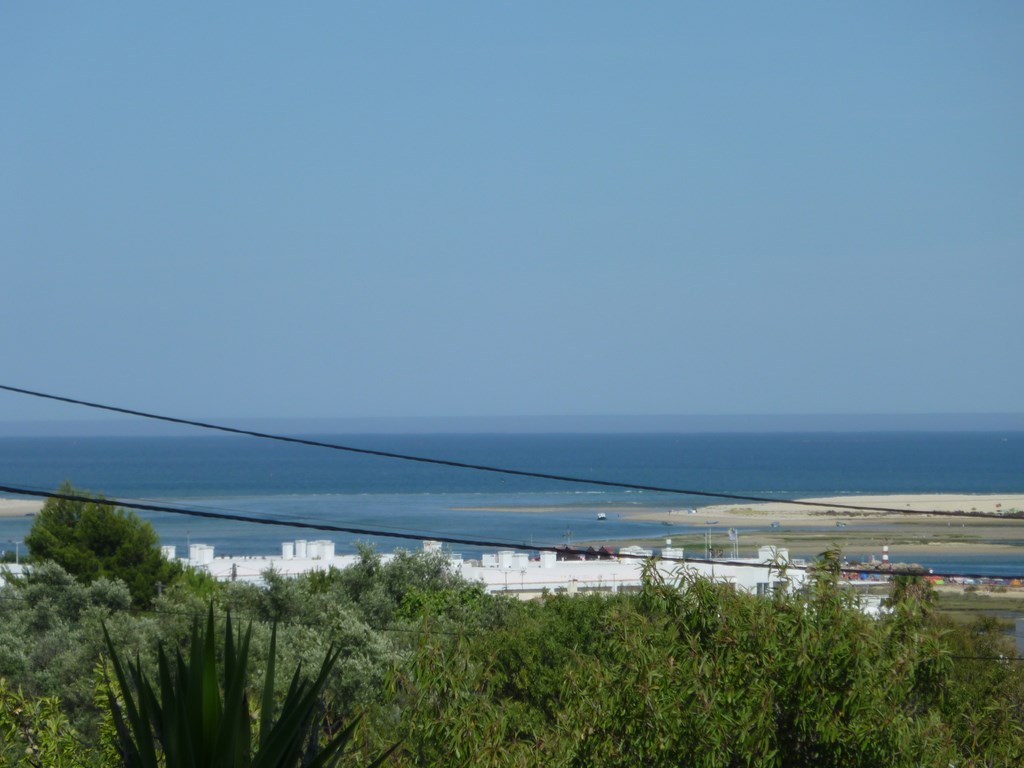 Views from the 3 bedroom villa near Fuseta towards the Ria Formosa natuarl reserve park and the sea
