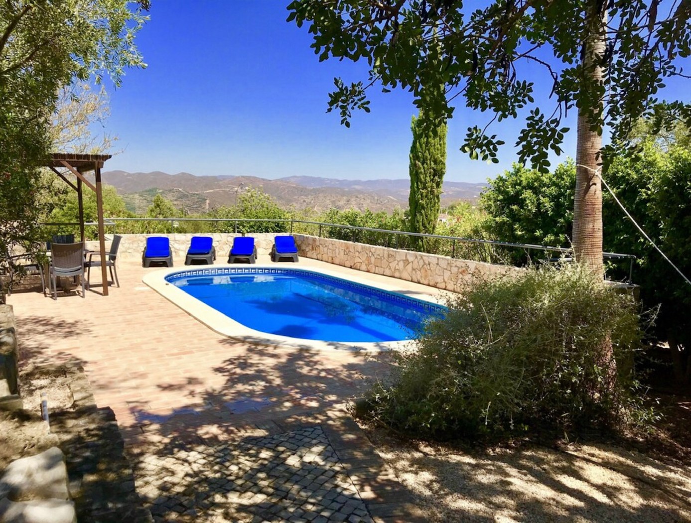 Pool at Barranco da Nora, Asseca - Charming country style villa with pool on an elevated position with magnificent views of the tranquil valley - Tavira